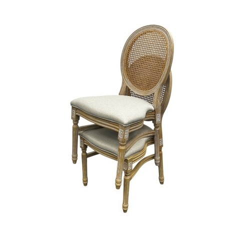 Cane backed louis chairs - cane,