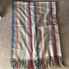 multi coloured throw