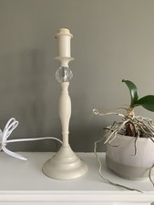 Laura Ashley Cream Ellis Spindle Table Lamp Working Elegant Classic