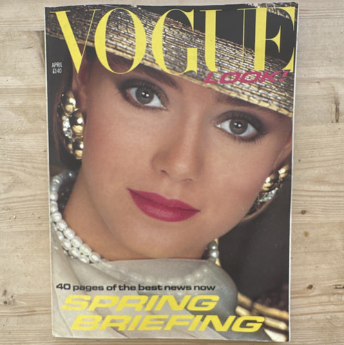 Vintage vogue magazine - vintage,