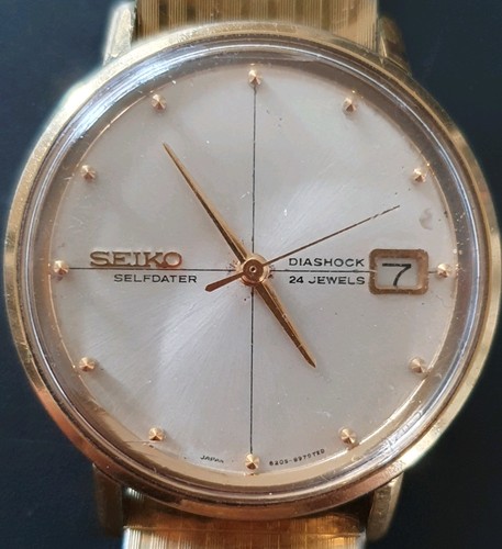 Vintage seiko selfdater 6205b - vintage,