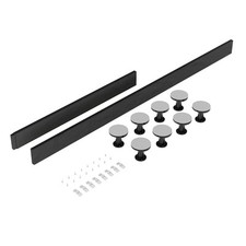 Shower Tray Leg Set - Slate Grey - For 1100mm-1200mm Rectangular Resin Trays