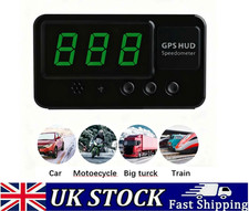 Car Speedo Speedometer Dash Display Unit GPS Speed Alarm Warning Device NEW UK