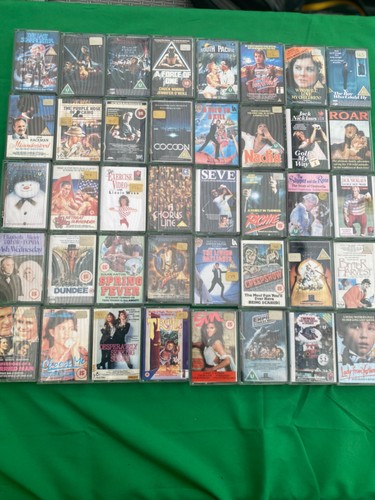 Video movie cassettes - 8,