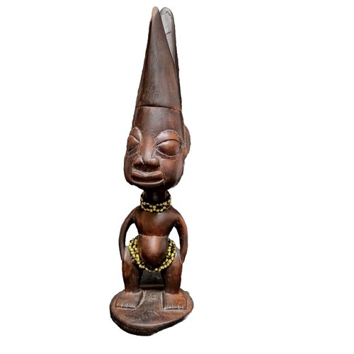 African yoruba ibeji figure - african,