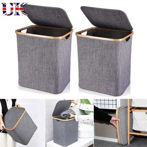 Laundry hamper with lid - hamper,