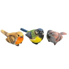 Set of 3 British Bird Garden