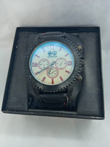 Crosshatch chronograph watch - crosshatch,