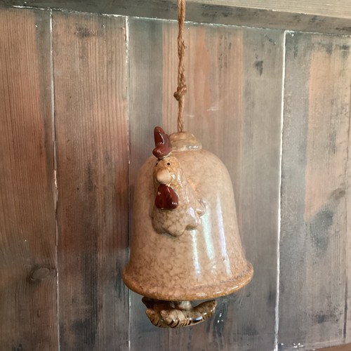 Vintage studio pottery chicken - studio,