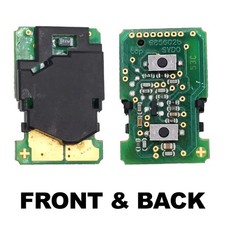 GENUINE USED VAUXHALL COMBO CORSA MERIVA 2 BUTTON KEY FOB CIRCUIT BOARD 985602B