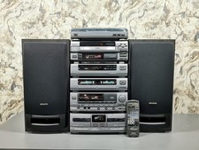 Aiwa MX-Z9500M Stereo Stack System HiFi Separates Sound Speakers + Remote