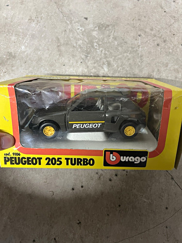 Bburago peugeot 205 - bburago, 1:25