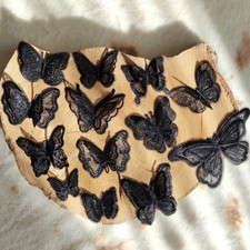 Black Butterfly Lace Appliqué