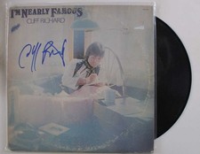 Cliff Richard Signed Autographed "I'm Nearly Famous" Record Album