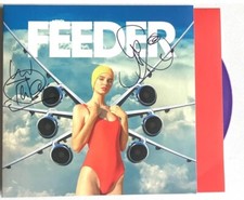 Feeder  - Torpedo Hand Signed Limited Edition Purple Vinyl Autographed 