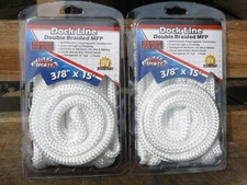 2 NEW 3/8" x 15' Double Braid