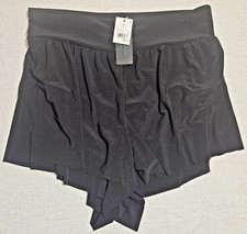 Aqua Green Black Swim Skirt