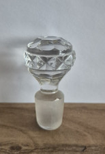 Antique Clear CUT GLASS
