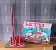 Vintage Boxed Skittle Pub Bar Table Skittles Game Chad Valley 
