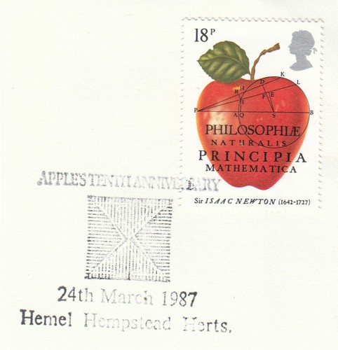 Isaac newton used - gb, apple