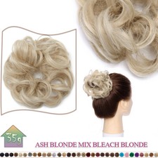 UK Curly Messy Bun Hair Piece