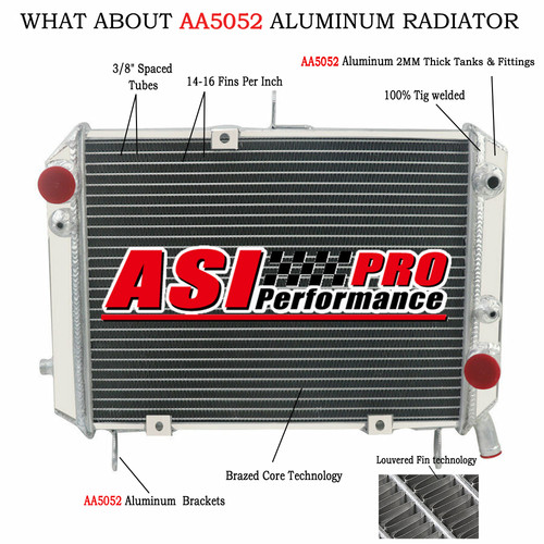 Radiator aluminium upgraded - radiator,