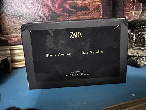 Zara black amber red vanilla - zara,