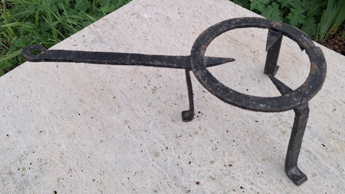 Antique hearth trivet wrought - trivet,,