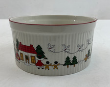 Mason's Christmas Village Ceramic Bowl with Santa Design 18cm