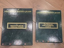 Two Stunning Wentworth Wooden Jigsaw Puzzles