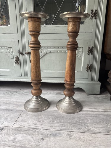 Wooden candle holder set 2 - candle,