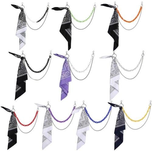 Fluorescent pants chain scarf - fluorescent,