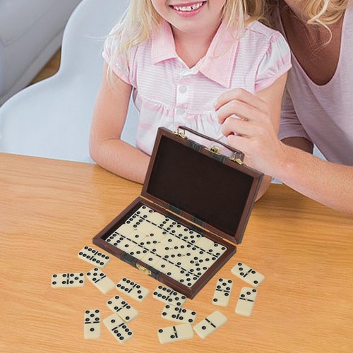 Double six dominos - six, set
