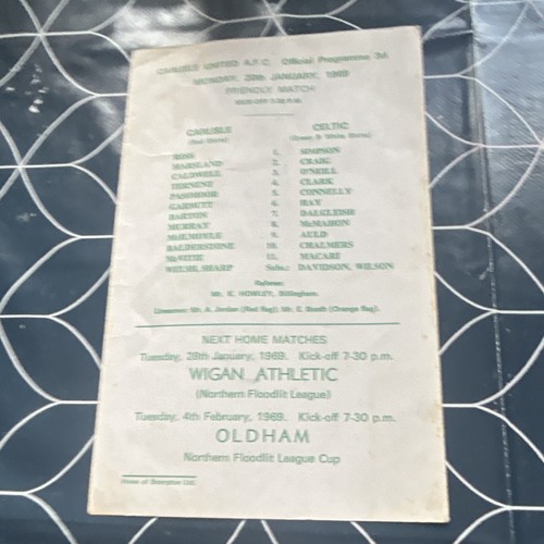 Carlisle united celtic - carlisle,