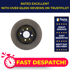 2x Brake Discs Pair Vented