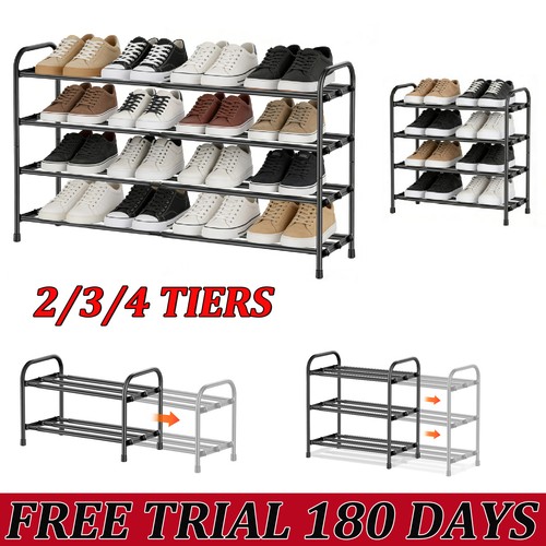Tier metal shoe - shoe, rack