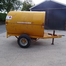 £1450+Vat 2140L SITE TOW FUEL BOWSER DIESEL Tank Tractor Digger Dumper