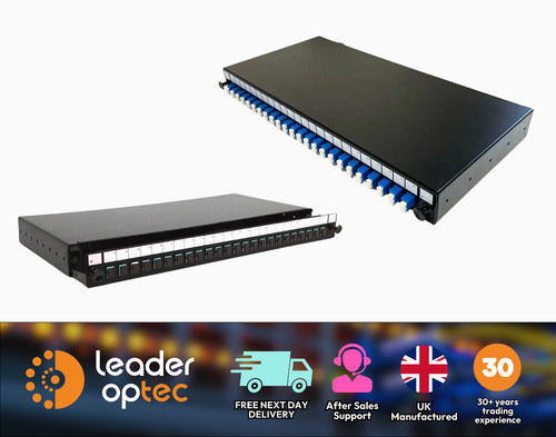 Fibre optic patch - fibre, 1u