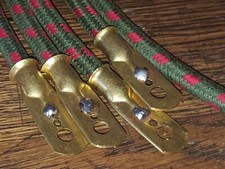 1930s Vintage Morris 8 Series 1 & 2 Spark Plug Braided HT Lead Set Green/Red