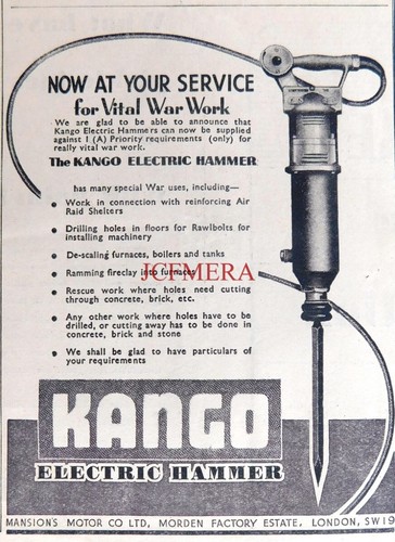 Ww2 kango electric hammer - ww2, 'for