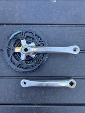 Giant Brand EXT-TEC Crankset 42/34/24 170mm Cranks Black/Silver Retro MTB