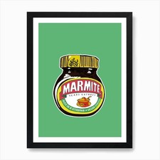 Marmite Art Print Framed Wall