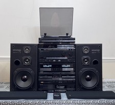 kenwood A-82 hifi system Separates With Speakers And Remote + Surround Speakers