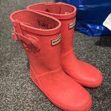 Hunter wellies kids Red . Uk size 11