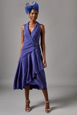 Coast Blue Midi Dress Womens
