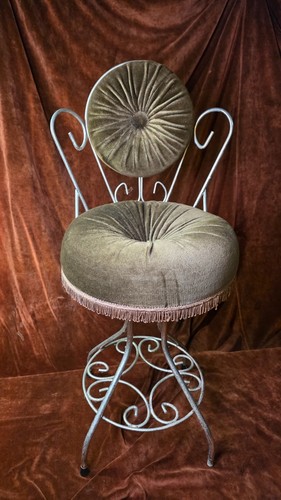 Vintage boudoir brown fringe - vintage,