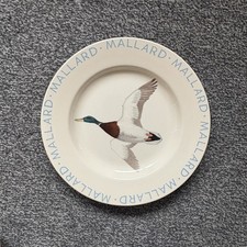 Emma Bridgewater Vintage Mallard in Flight Duck Bird Rare 8.5" Plate VGC