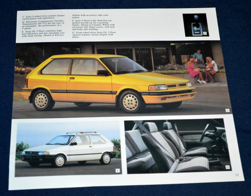 1991 subaru justy original - 1991,