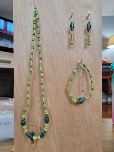 Paper bead piece set - bead,