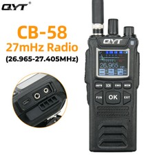 QYT CB-58 Walkie Talkie 27MHz AM/FM CB Ham Radio Transceiver Handheld 4W 4100mAh